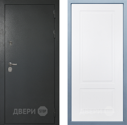 Входная металлическая Дверь Дива МД-40 Титан Н-7 Белый в Красноармейске