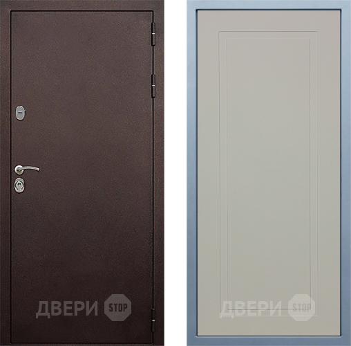 Входная металлическая Дверь Дива МД-40 Медь Н-10 Шампань в Красноармейске