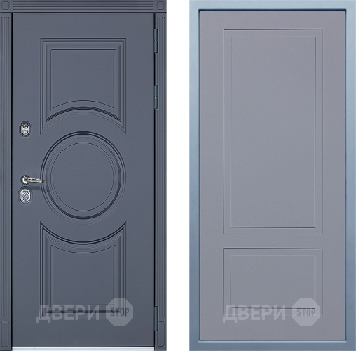 Входная металлическая Дверь Дива МХ-30 STR Н-7 Силк Маус в Красноармейске