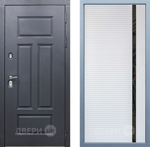 Входная металлическая Дверь Дива МХ-29 STR МХ-45 Белый матовый в Красноармейске