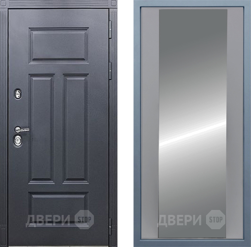 Входная металлическая Дверь Дива МХ-29 STR Д-15 Зеркало Силк Маус в Красноармейске