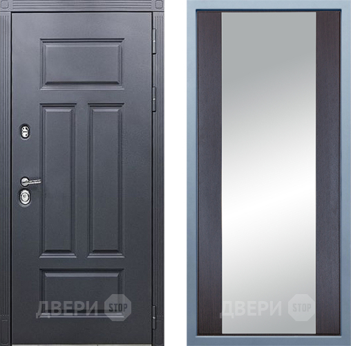 Входная металлическая Дверь Дива МХ-29 STR Д-15 Зеркало Венге в Красноармейске