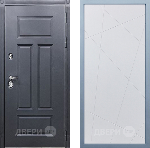 Входная металлическая Дверь Дива МХ-29 STR Д-11 Белый в Красноармейске