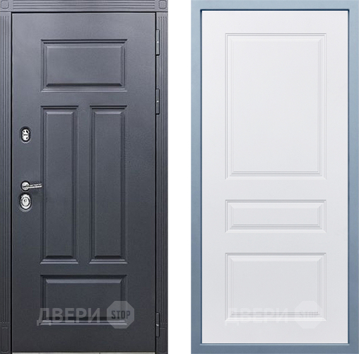 Входная металлическая Дверь Дива МХ-29 STR Д-13 Белый в Красноармейске
