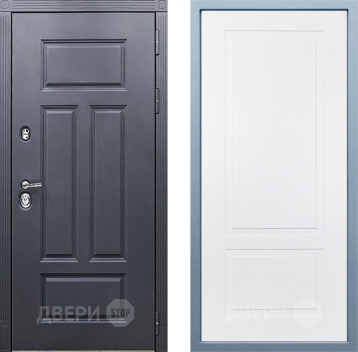 Входная металлическая Дверь Дива МХ-29 STR Н-7 Белый в Красноармейске