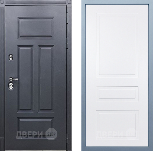 Входная металлическая Дверь Дива МХ-29 STR Н-13 Белый в Красноармейске