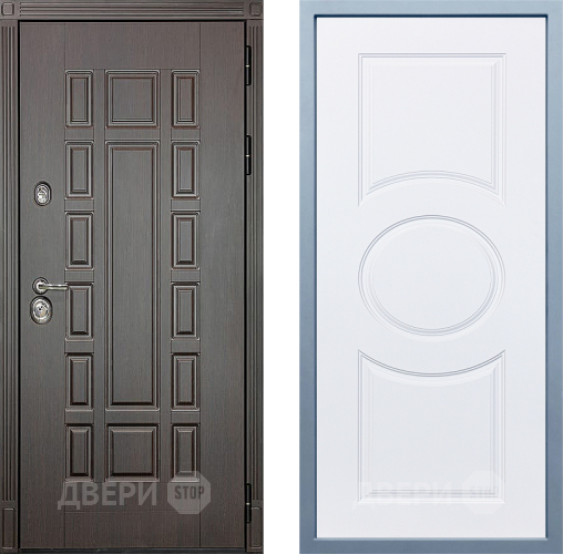 Входная металлическая Дверь Дива МХ-53 STR Д-8 Белый в Красноармейске