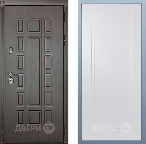 Входная металлическая Дверь Дива МХ-53 STR Н-10 Белый в Красноармейске