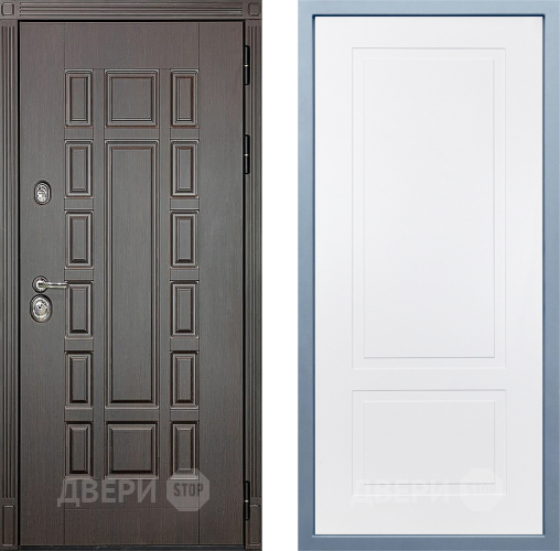 Входная металлическая Дверь Дива МХ-53 STR Н-7 Белый в Красноармейске