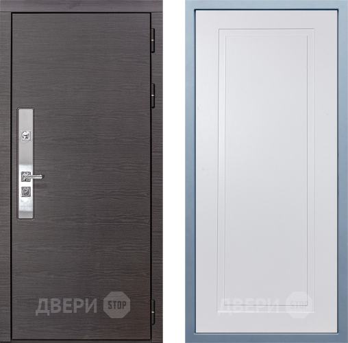 Входная металлическая Дверь Дива МХ-39 STR Н-10 Белый в Красноармейске