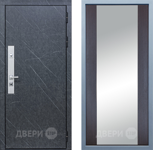 Входная металлическая Дверь Дива МХ-26 STR Д-15 Зеркало Венге в Красноармейске