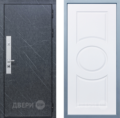 Входная металлическая Дверь Дива МХ-26 STR Д-8 Белый в Красноармейске