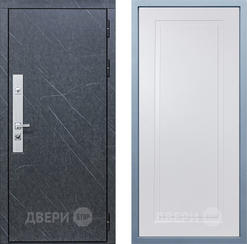 Входная металлическая Дверь Дива МХ-26 STR Н-10 Белый в Красноармейске