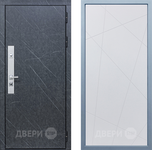 Входная металлическая Дверь Дива МХ-26 STR Д-11 Белый в Красноармейске