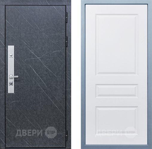 Входная металлическая Дверь Дива МХ-26 STR Д-13 Белый в Красноармейске