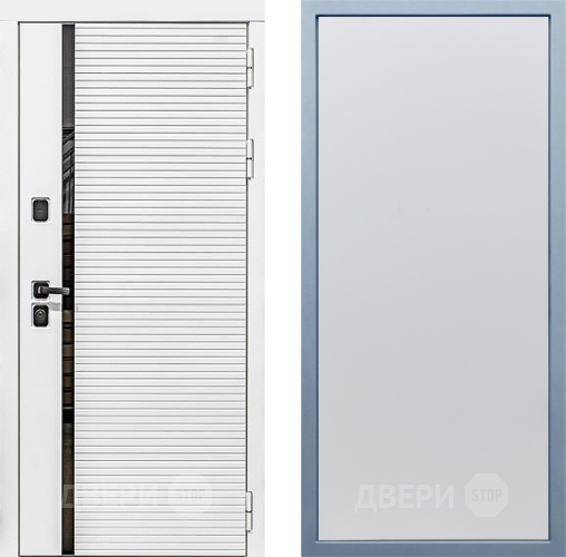 Входная металлическая Дверь Дива МХ-45 Белая STR Н-1 Белый в Красноармейске