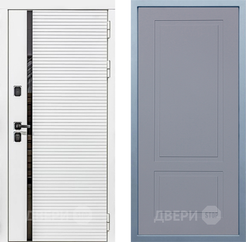 Дверь Дива МХ-45 Белая STR Н-7 Силк Маус в Красноармейске