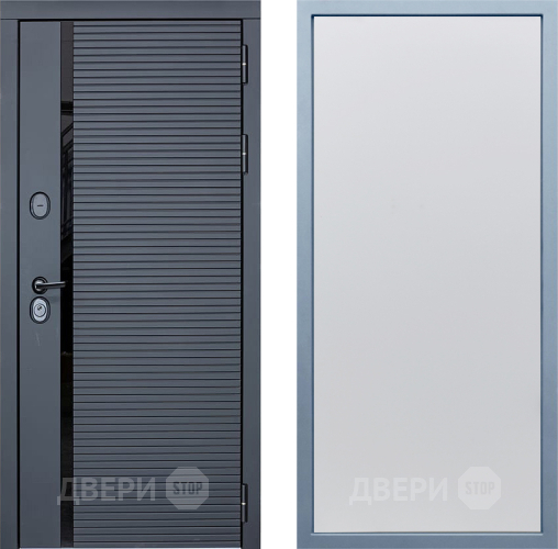 Входная металлическая Дверь Дива МХ-45 STR Н-1 Белый в Красноармейске