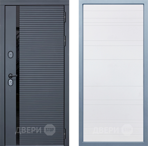 Входная металлическая Дверь Дива МХ-45 STR Д-5 Белый в Красноармейске