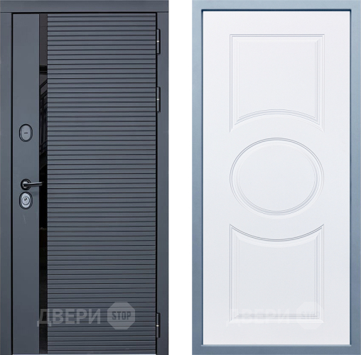 Входная металлическая Дверь Дива МХ-45 STR Д-8 Белый в Красноармейске