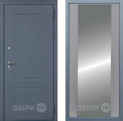 Входная металлическая Дверь Дива МХ-38 STR Д-15 Зеркало Силк Маус в Красноармейске