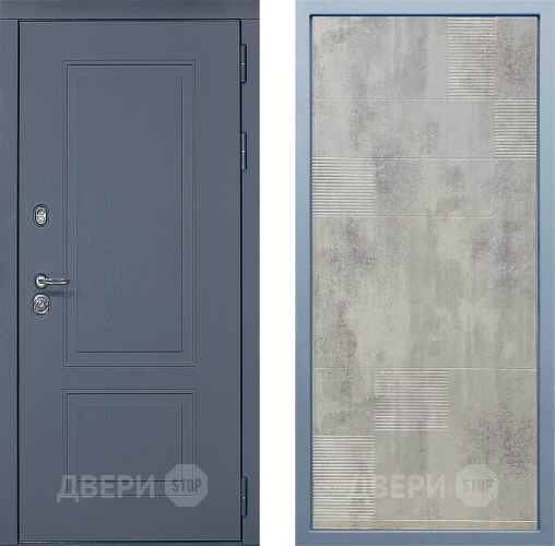 Входная металлическая Дверь Дива МХ-38 STR Д-4 Бетон темный в Красноармейске