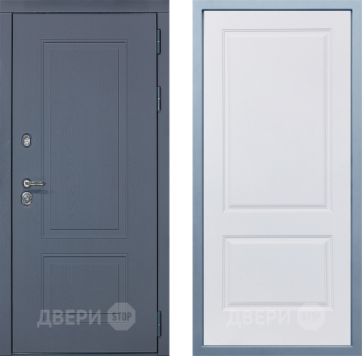 Входная металлическая Дверь Дива МХ-38 STR Д-7 Белый в Красноармейске