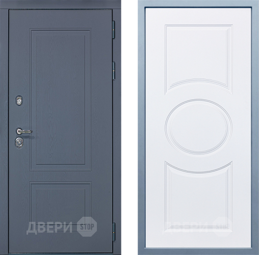 Входная металлическая Дверь Дива МХ-38 STR Д-8 Белый в Красноармейске