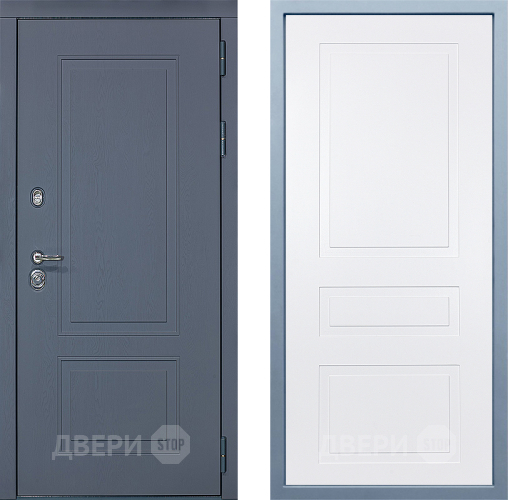Входная металлическая Дверь Дива МХ-38 STR Н-13 Белый в Красноармейске