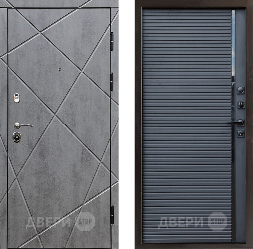 Входная металлическая Дверь Престиж Лучи Porte Черный кварц в Красноармейске