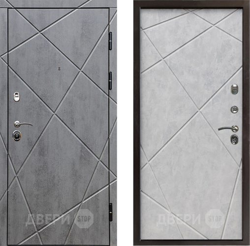 Входная металлическая Дверь Престиж Лучи Лучи Бетон светлый в Красноармейске