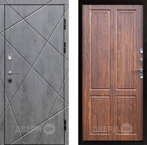 Входная металлическая Дверь Престиж Лучи Премиум Орех светлый в Красноармейске