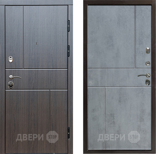 Входная металлическая Дверь Престиж Горизонт Венге Горизонт Бетон темный в Красноармейске
