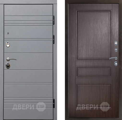 Входная металлическая Дверь Престиж Линия Грэй Классика Венге в Красноармейске