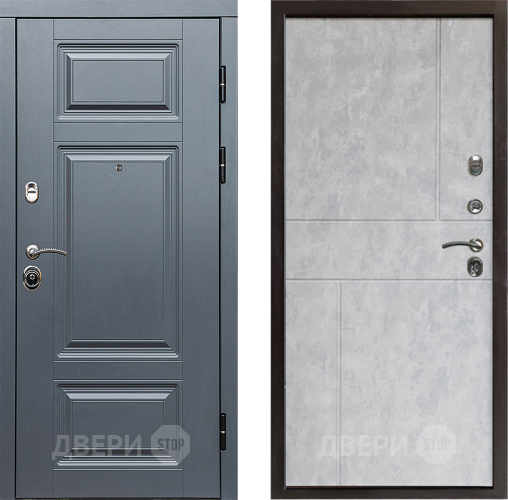 Входная металлическая Дверь Престиж Премиум Горизонт Бетон светлый в Красноармейске