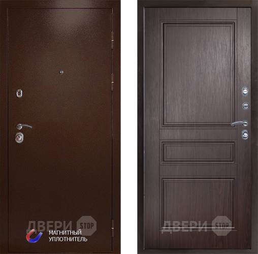 Входная металлическая Дверь Престиж Медь Классика Венге в Красноармейске