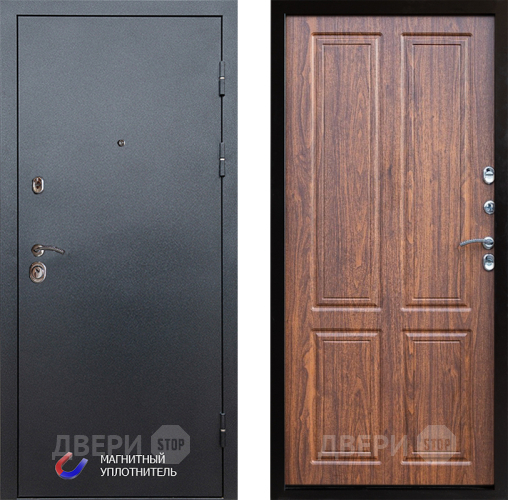 Входная металлическая Дверь Престиж Графит Премиум Орех светлый в Красноармейске