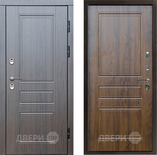 Входная металлическая Дверь Престиж TERMO с терморазрывом Классика Классика Дуб в Красноармейске