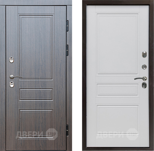 Входная металлическая Дверь Престиж TERMO с терморазрывом Классика Классика Белый матовый в Красноармейске