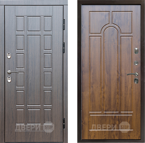 Входная металлическая Дверь Престиж TERMO с терморазрывом Престиж Арка Дуб в Красноармейске
