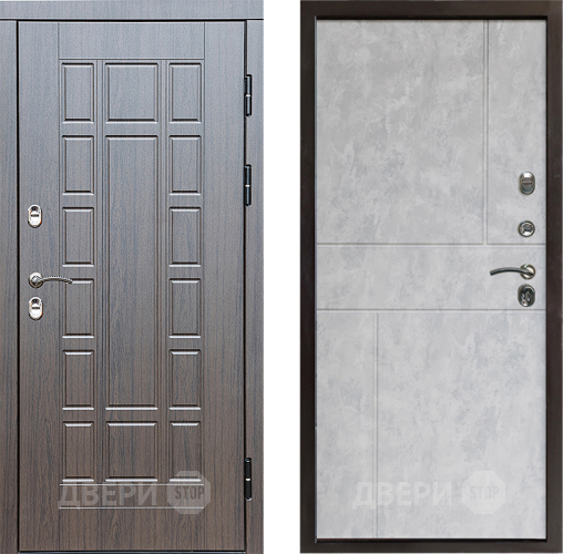 Входная металлическая Дверь Престиж TERMO с терморазрывом Престиж Горизонт Бетон светлый в Красноармейске