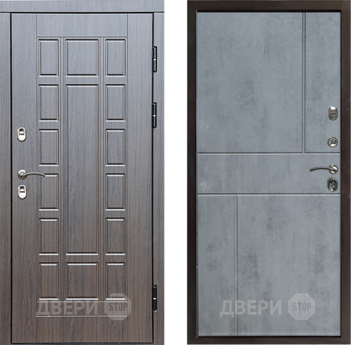 Входная металлическая Дверь Престиж TERMO с терморазрывом Престиж Горизонт Бетон темный в Красноармейске