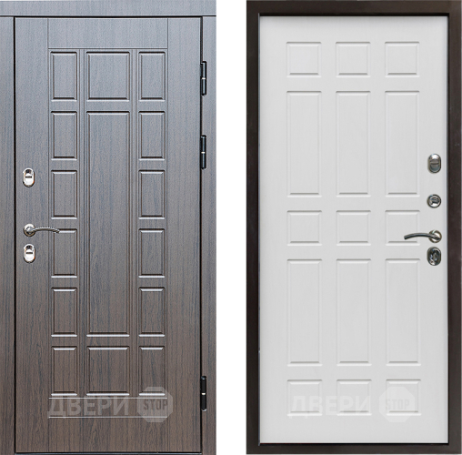 Входная металлическая Дверь Престиж TERMO с терморазрывом Престиж Спарта Белое дерево в Красноармейске