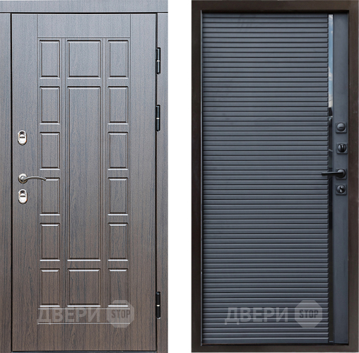 Входная металлическая Дверь Престиж TERMO с терморазрывом Престиж Porte Черный кварц в Красноармейске