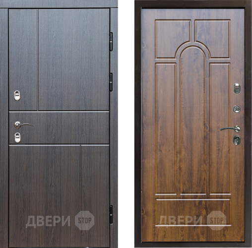 Входная металлическая Дверь Престиж TERMO с терморазрывом Горизонт Венге Арка Дуб в Красноармейске
