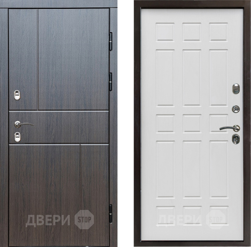 Входная металлическая Дверь Престиж TERMO с терморазрывом Горизонт Венге Спарта Белое дерево в Красноармейске