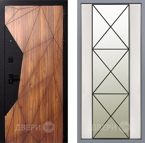 Дверь Заводские двери Морра Зеркало Перфекто Структурное дерево в Красноармейске