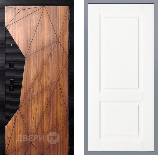 Дверь Заводские двери Морра Доррен Белый софт в Красноармейске