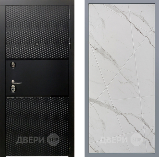 Дверь Заводские двери Тефлон Флитта Мрамор белый в Красноармейске