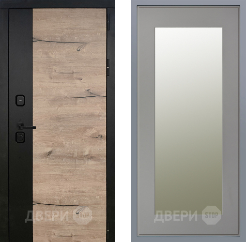 Дверь Заводские двери Ларте Зеркало Модерн Грей софт в Красноармейске